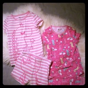 2 sets if  3t pj short sleeve
